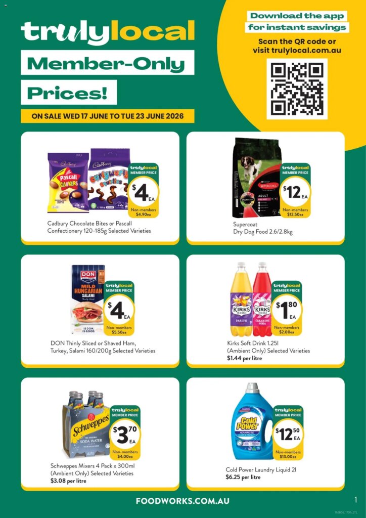 Foodworks Catalogue This Week: Local Deals for June 17 2026!