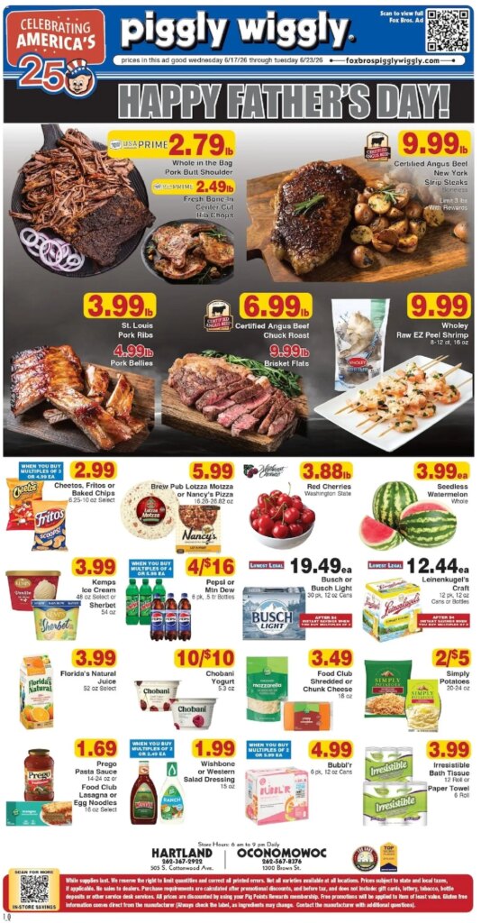 Piggly Wiggly Weekly Ad This Week: Hot Offers June 17 to June 23 2026