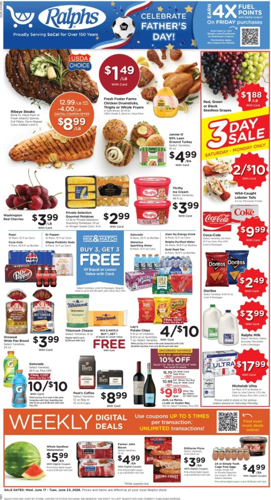 Ralphs Weekly Ad This Week: Unmissable Deals June 17 to June 23 2026