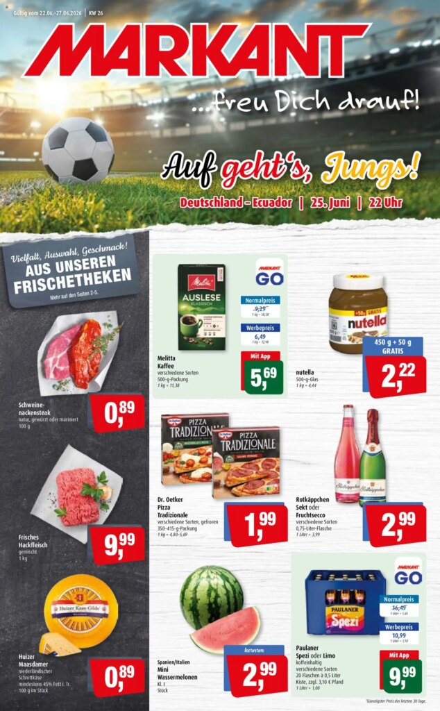 Hot Deals Await: Markant Prospekt Specials from 22 June 2026!