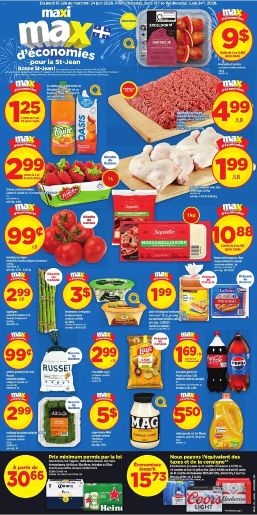 Maxi weekly flyer / circulaire: Specials This Week from 18 June 2026!