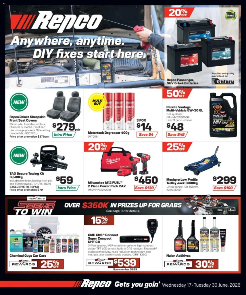 Repco Catalogue This Week: Unmissable Specials for June 17 2026!