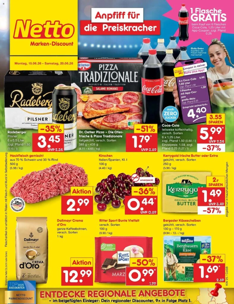 Bitterfeld-Wolfen Netto Marken-Discount Prospekt Specials, 15 June 2026