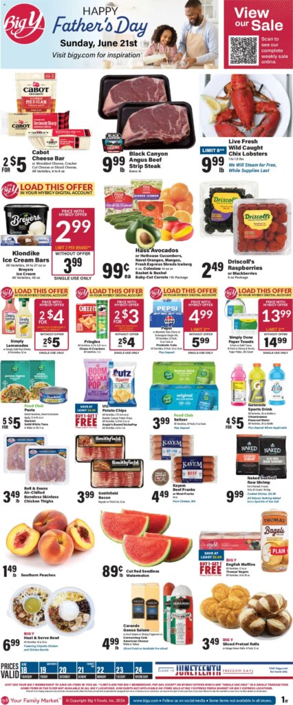 Big Y Weekly Ad This Week: Hot Deals from June 18 to June 24 2026