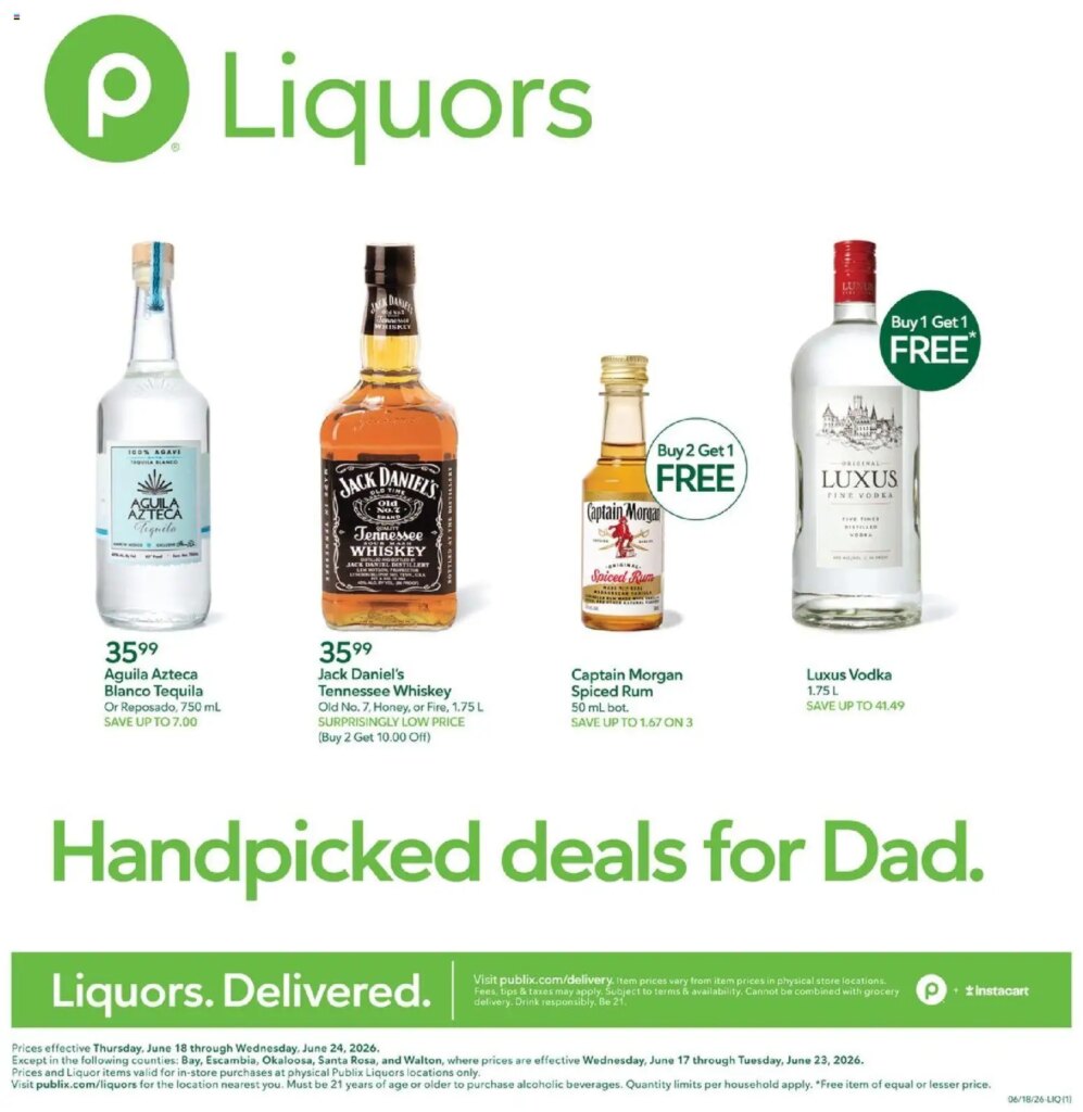 Grab Publix Liquors Deals June 18 to June 24 2026 This Week!
