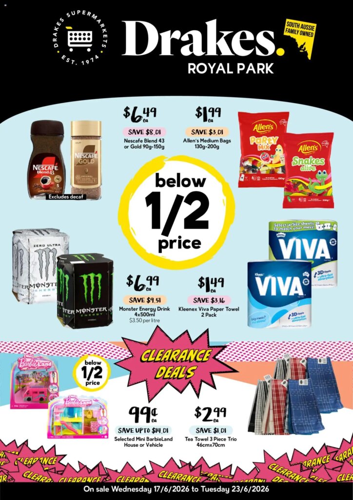Drakes Royal park Weekly Specials Catalogue This Week – June 17 2026 Deals!