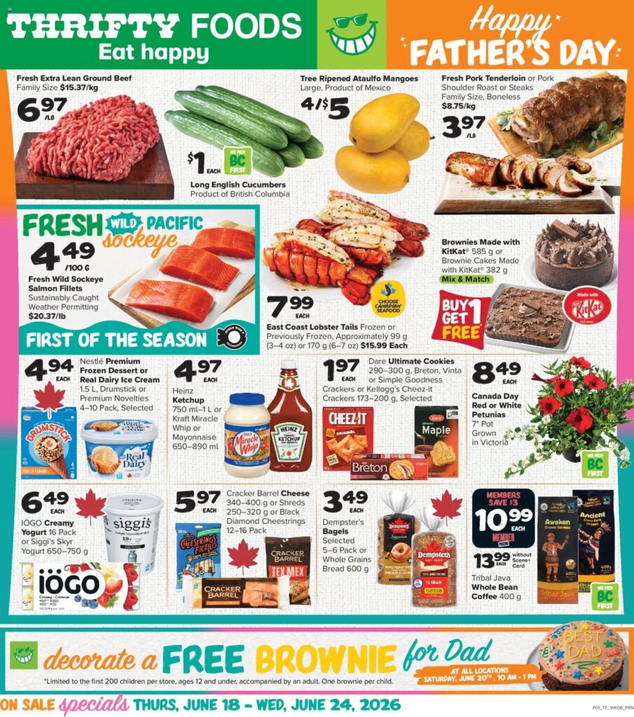 Thrifty Foods Weekly Flyer: Specials This Week from 18 June 2026