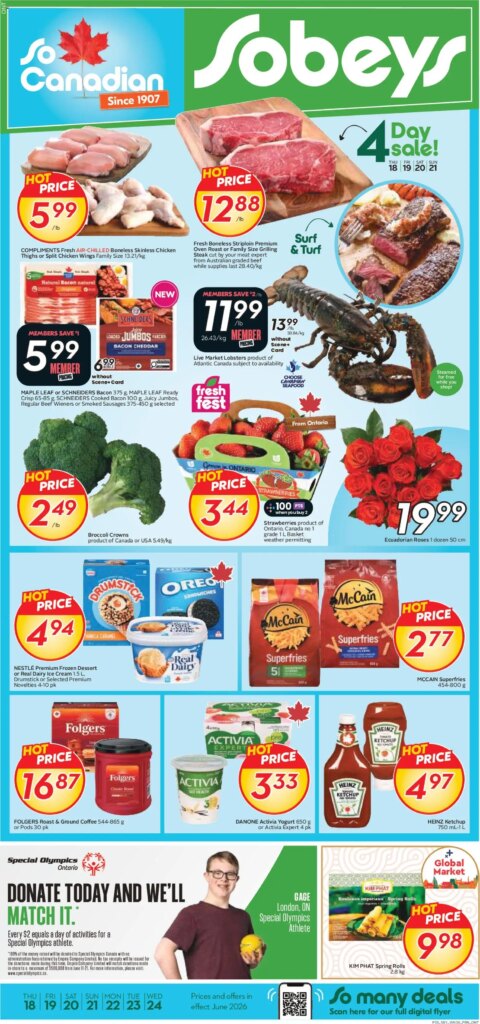 Sobeys Weekly Flyer Specials: Incredible Offers Starting 18 June 2026!