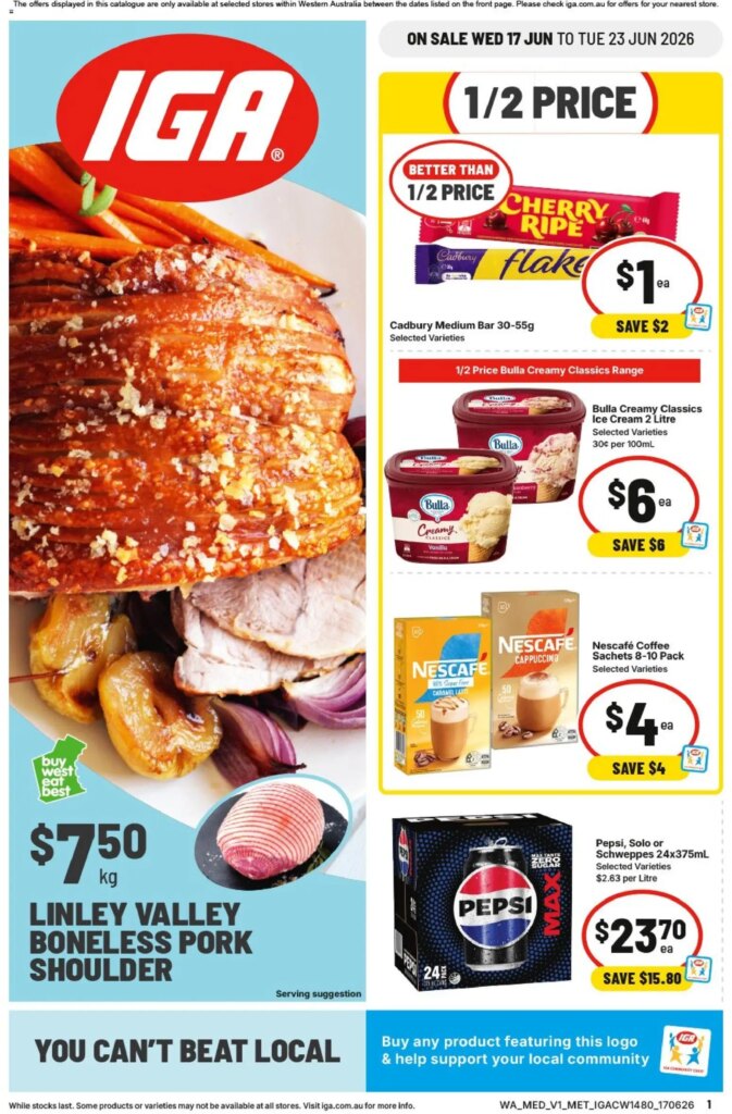 IGA Catalogue WA Medium Metro: Hot Offers This Week, June 17 2026!