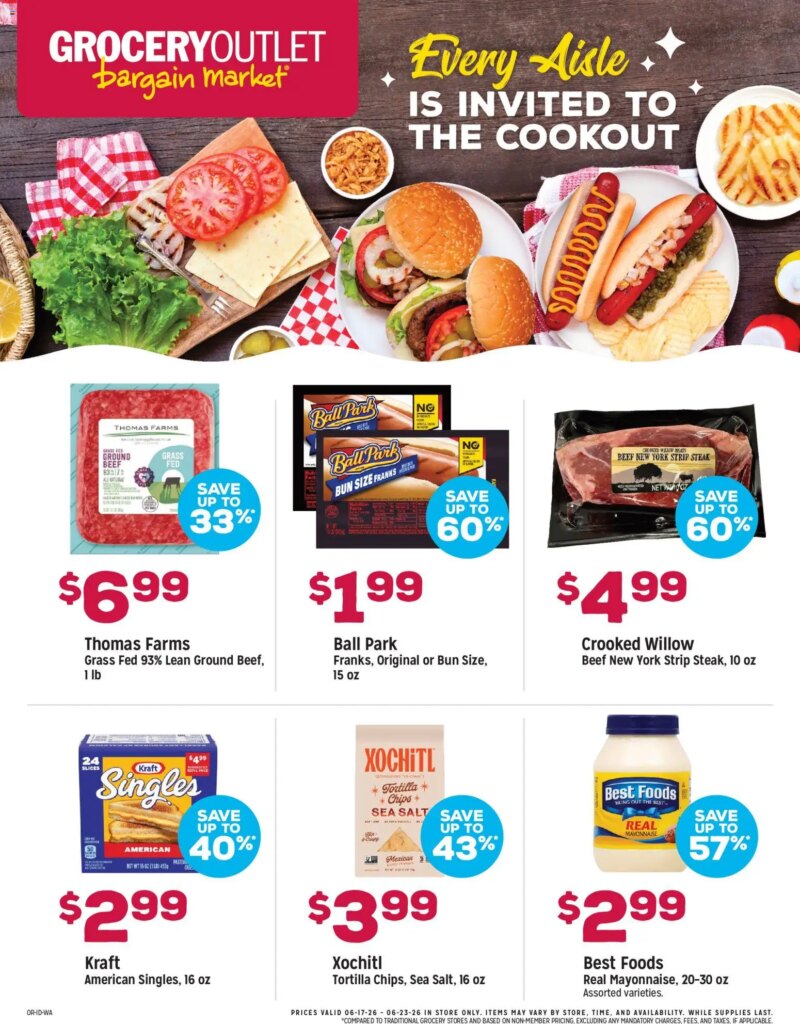 Grocery Outlet Weekly Ad This Week: Get Exciting Deals June 17 to June 23 2026!