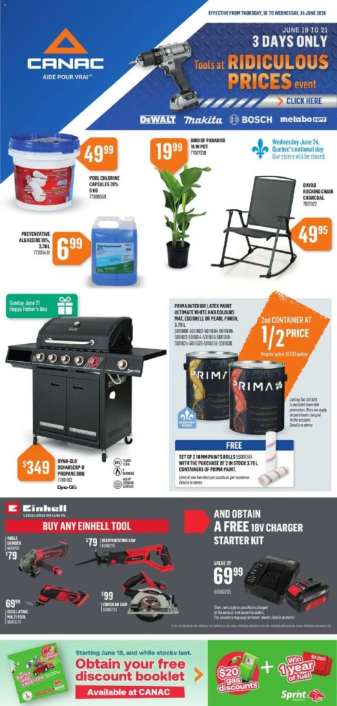 Canac Weekly Flyer: Spcial This Week – 18 June 2026 Deals Await!