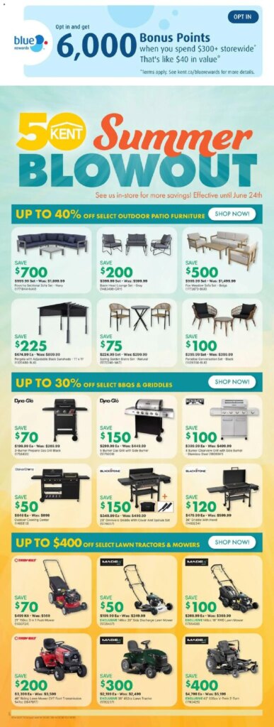 Kent Summer blowout flyer – NL: Specials This Week 18 June 2026