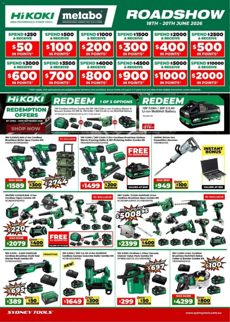 Sydney Tools Catalogue This Week: June 18 Deals & Specials! 1 Sydney Tools Catalogue This Week: June 18 Deals & Specials!