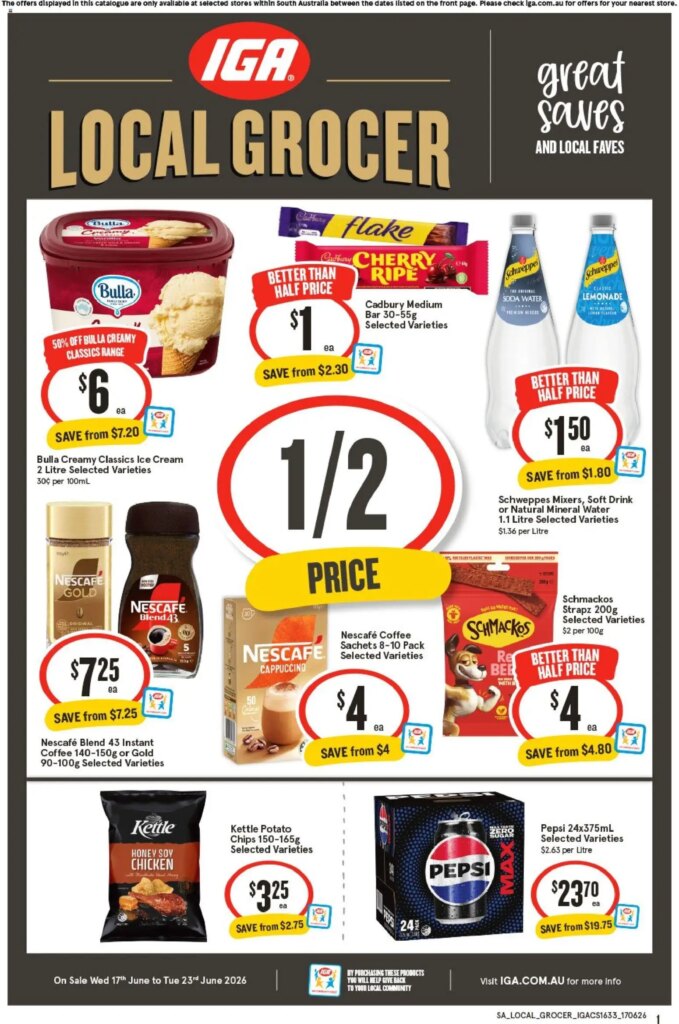 IGA Local Grocer SA Catalogue This Week: June 17 2026 Specials & Deals