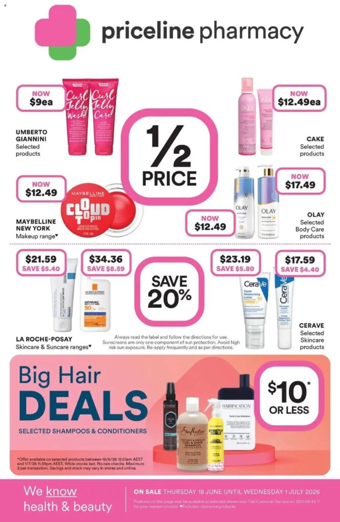 Priceline Pharmacy Catalogue This Week: Unmissable Deals June 17 2026