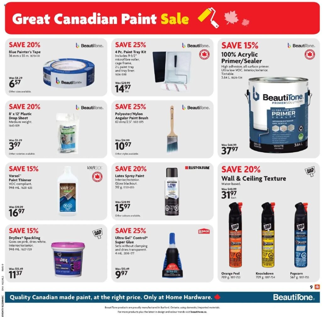 Home Hardware flyer – Paint Sale: Specials This Week from 18 June 2026!