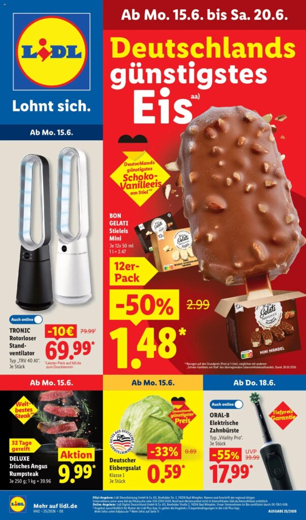 Lidl Prospekt Specials: Grab Offers Starting 15 June 2026!