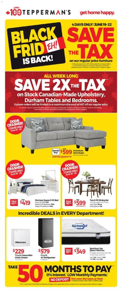 Tepperman’s outlet: Special This Week from 19 June 2026 – Grab Your Deals Now!