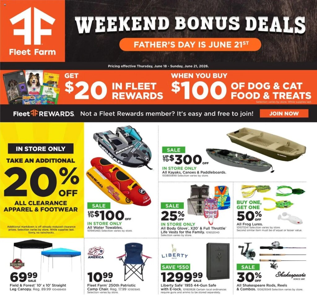 Mills Fleet Farm Weekend Ad This Week: June 18 to June 21 2026 Sales!