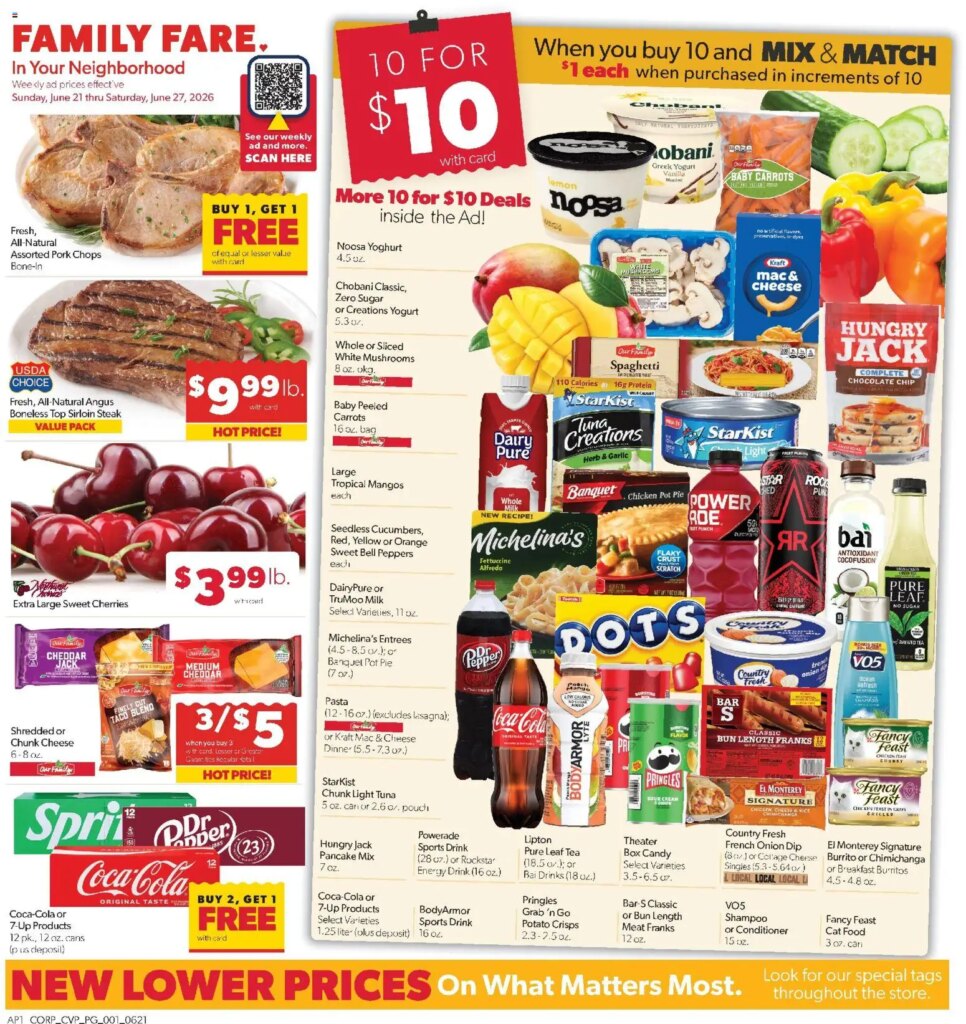 Family Fare Weekly Ad This Week: Amazing Deals June 21 to June 27 2026