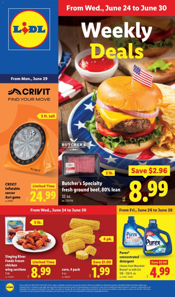 Lidl Weekly Ad This Week: Hot Deals June 24 to June 30 2026!