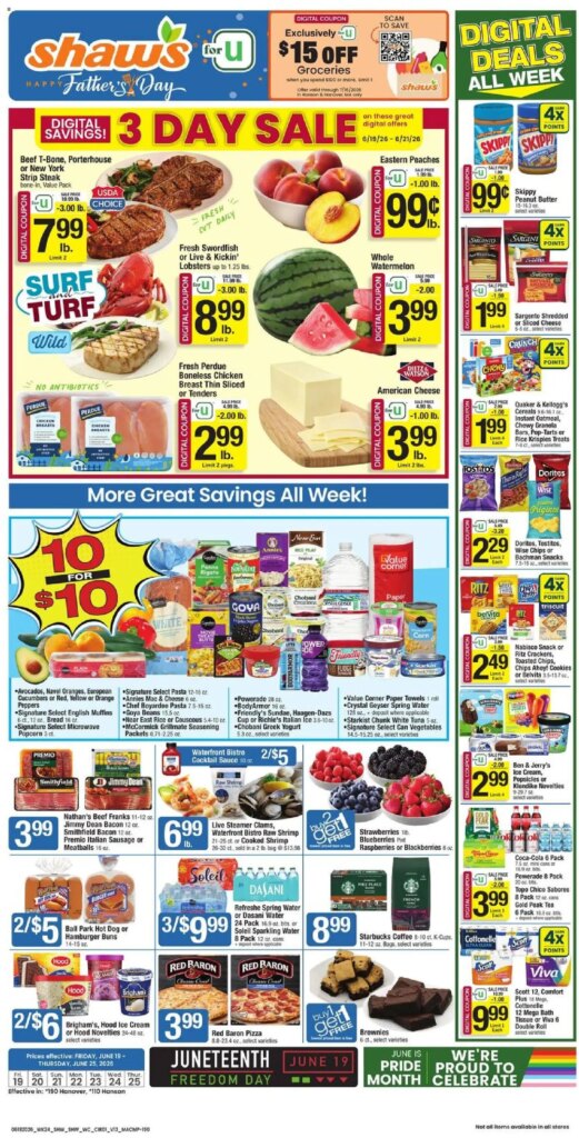 Shaw's Weekly Ad This Week: Hot Deals June 19 to June 25 2026 5 Shaw’s Weekly Ad This Week: Hot Deals June 19 to June 25 2026