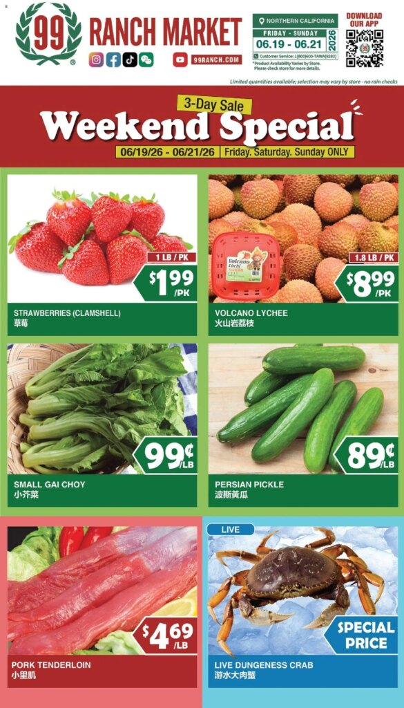 99 Ranch Market Weekend Specials June 19 to June 25 2026 – Grab Your Offers!