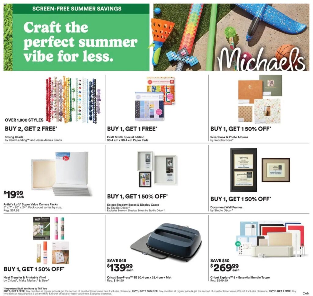 Michaels weekly flyer / circulaire: Hot Specials from 19 June 2026!