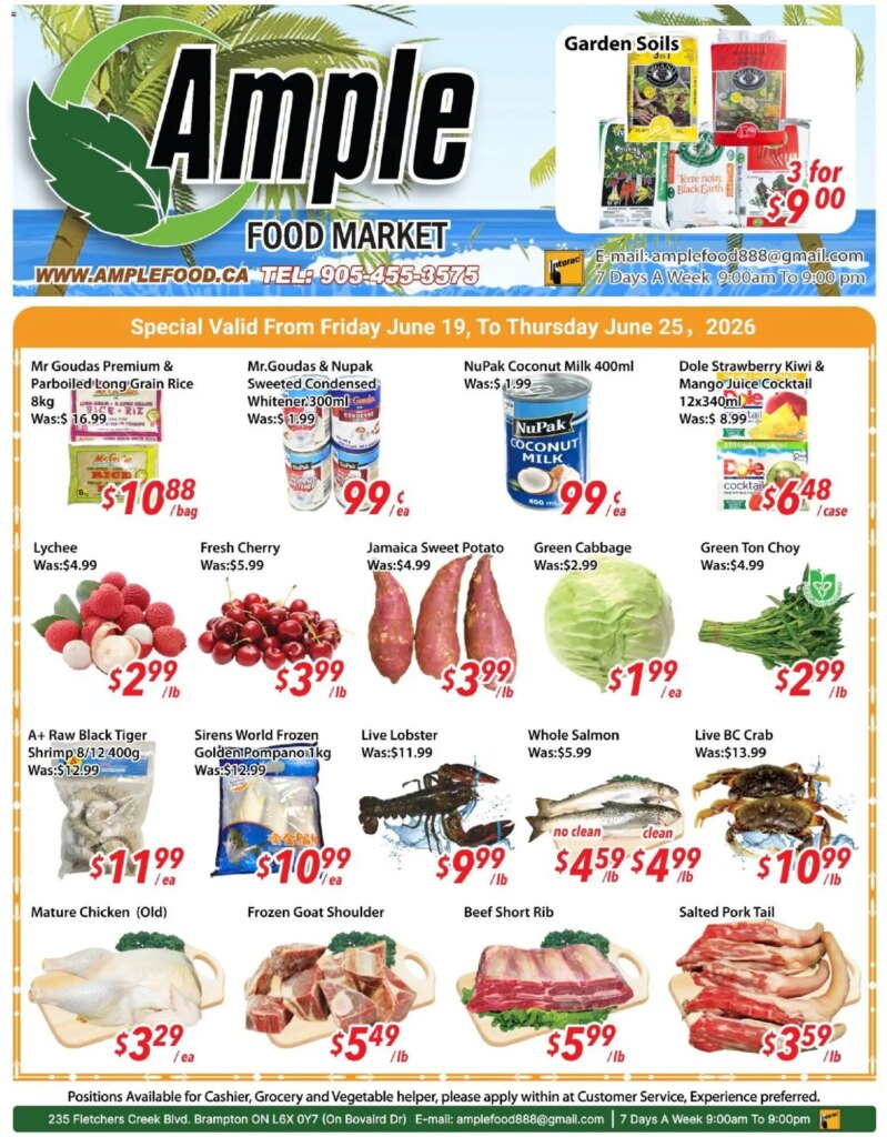 Ample Food Market Brampton Specials This Week: 19 June 2026 Deals Await!