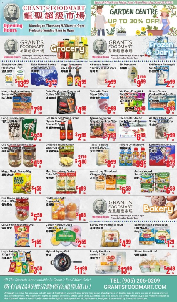 Grant’s Foodmart: Weekly Specials Starting 19 June 2026 – Unmissable Deals!