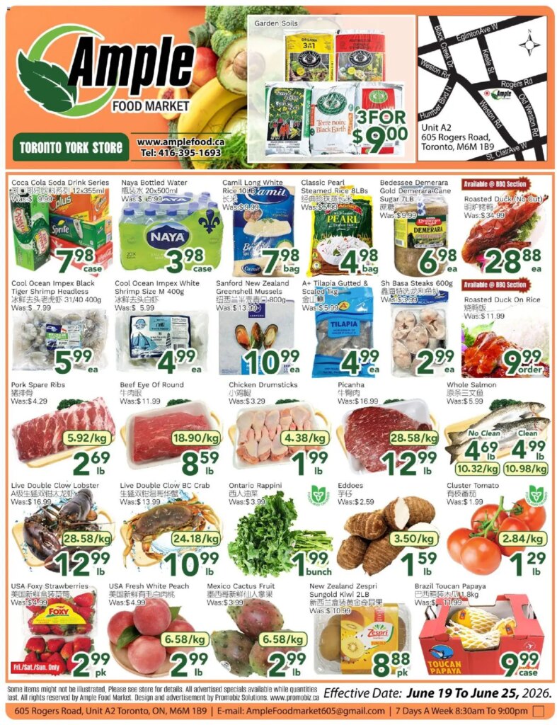 Ample Food Market Weekly Flyer: Specials This Week from 19 June 2026