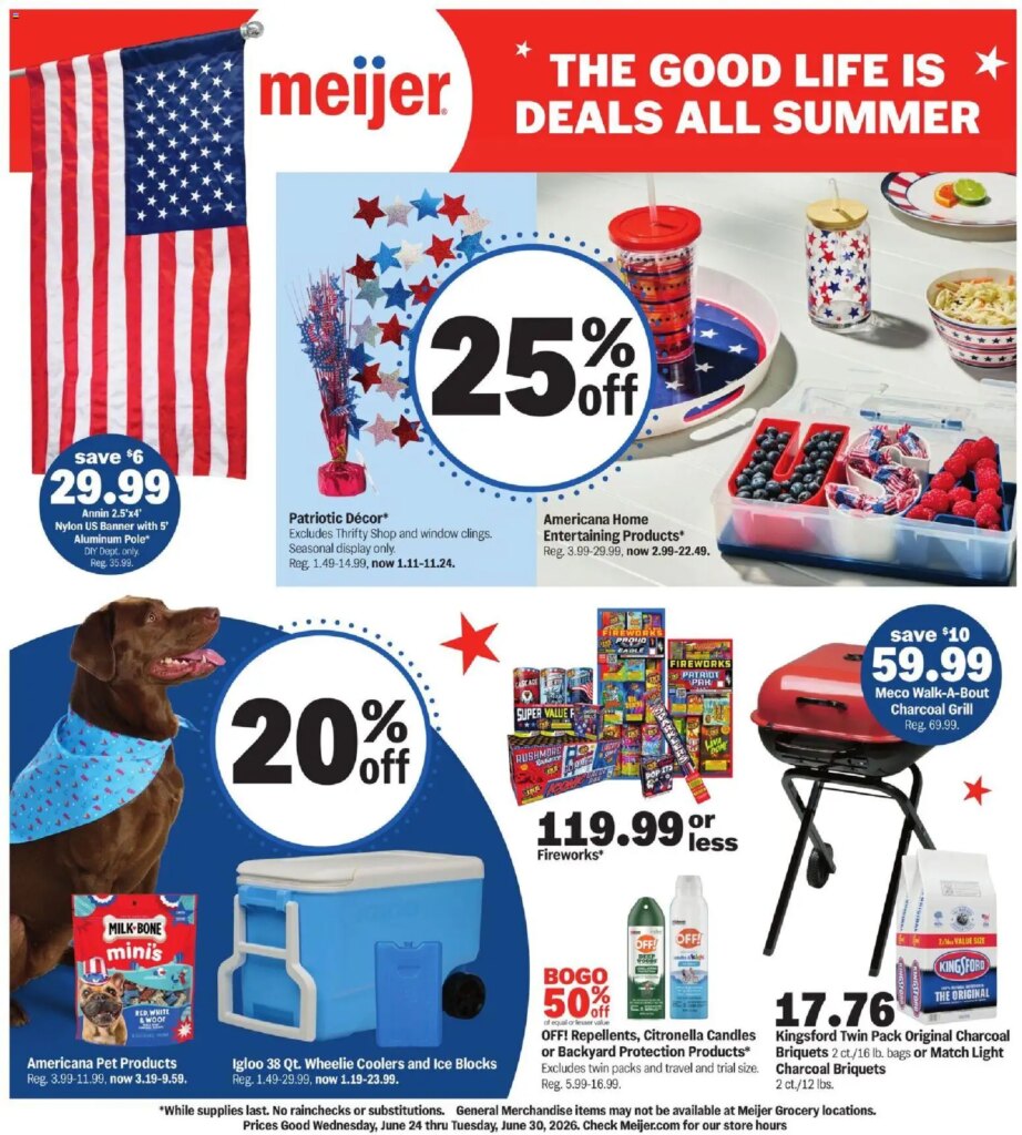 Meijer Ad This Week: Hot Deals from June 24 to June 30 2026!
