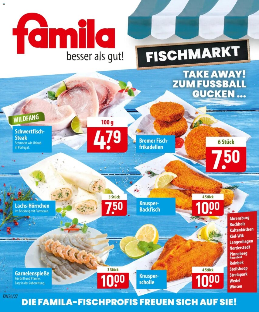 Catch the Latest Deals at Famila Fischmarkt! Special This Week from 22 June 2026