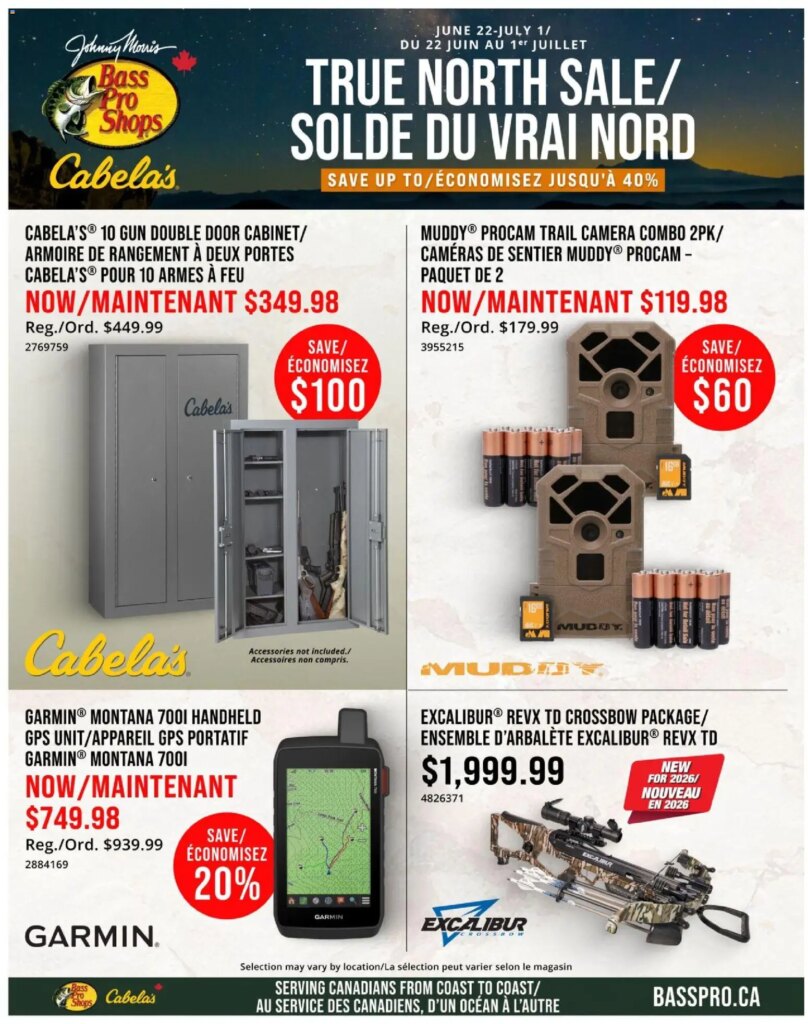 Cabelas flyer / circulaire: Special This Week from 22 June 2026