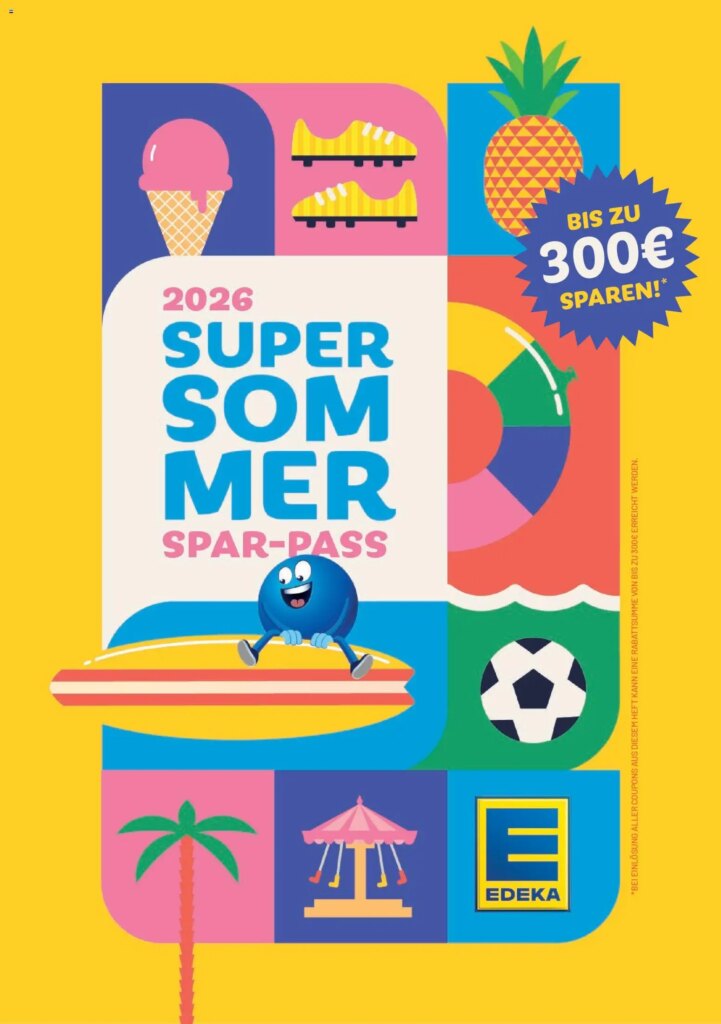 E center Prospekt Super Sommer Spar-Pass 2026: Specials from 16 June 2026!