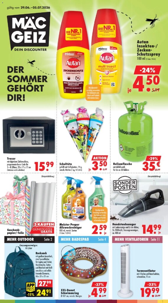Exclusive Mäc Geiz – Produktkatalog Specials from 29 June 2026!