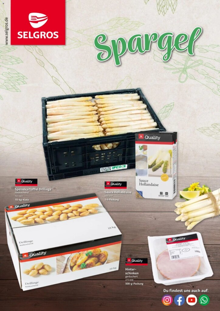 Exciting Specials at Selgros Spargelordersatzb – 19 April 2026 Savings!