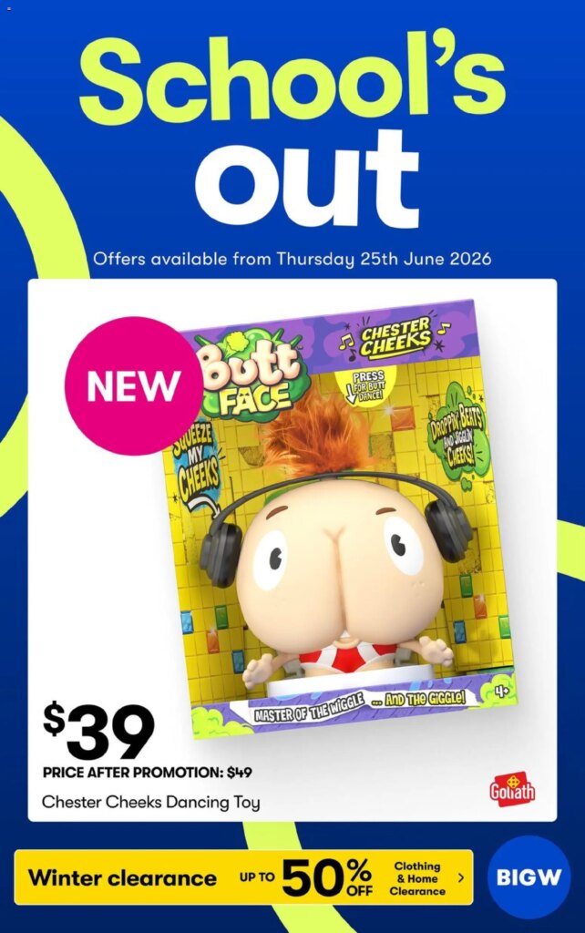 Big W Catalogue This Week – School Holiday Deals June 25 2026