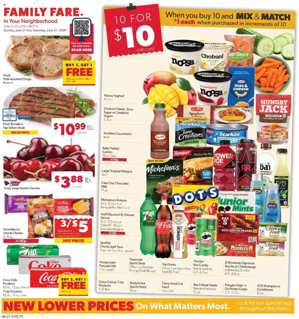 Family Fare Weekly Ad This Week: Top Deals June 21 to June 27 2026