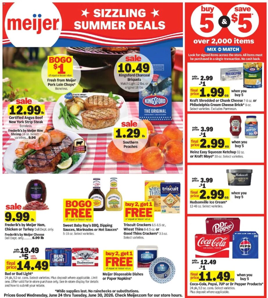 Meijer Weekly Ad This Week: Hot Deals June 24 to June 30 2026