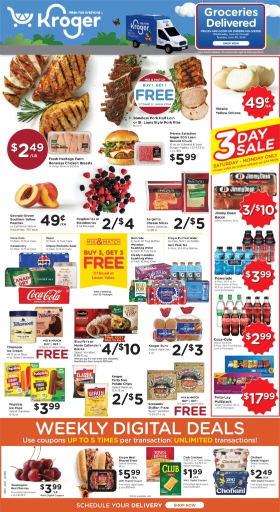 Kroger Ad This Week: Amazing Deals June 24 to June 30 2026