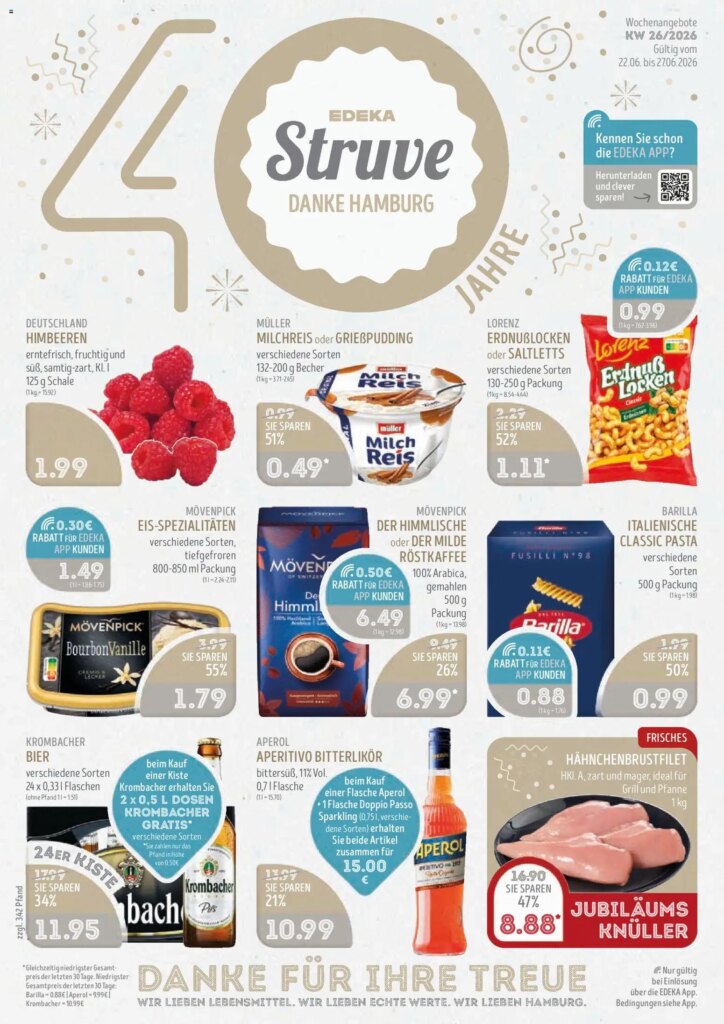 Edeka Struve Prospekt: Specials from 22 June 2026 Await!