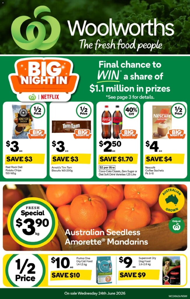 Woolworths Catalogue This Week: Unmissable Deals June 24 2026!