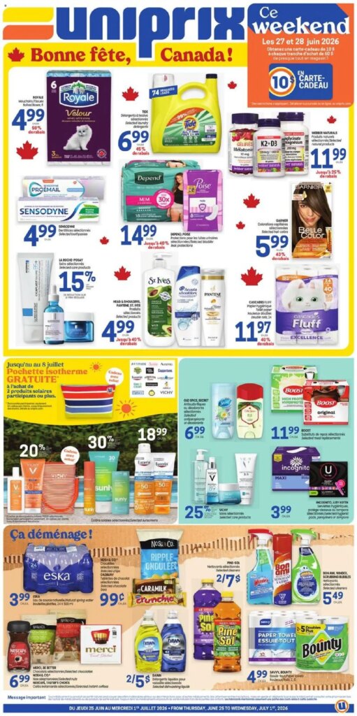 Uniprix Weekly Specials: Exceptional Deals from 25 June 2026!