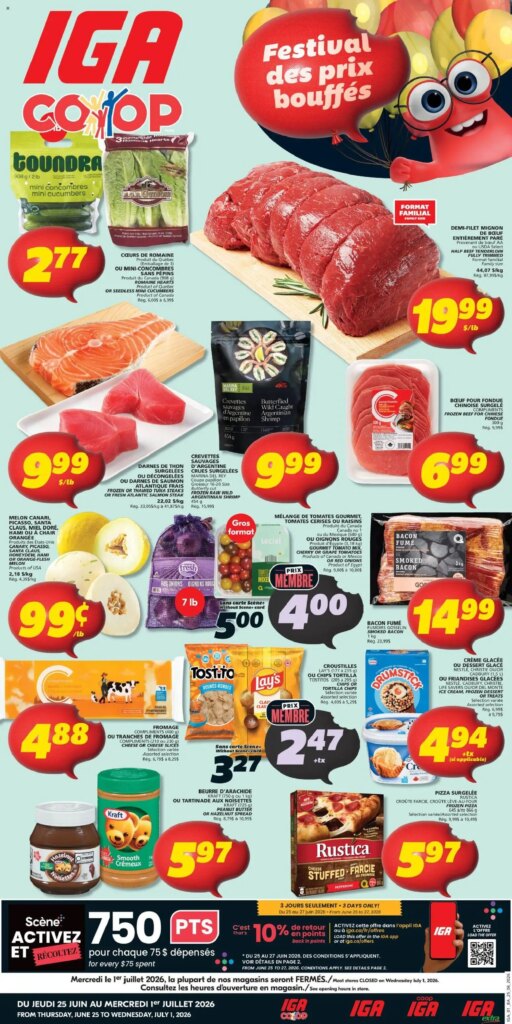 IGA Weekly Flyer: Specials This Week from 25 June 2026! Grab the Deals!