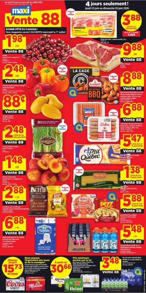 Maxi weekly flyer / circulaire: Specials From 25 June 2026 – Grab the Deals!