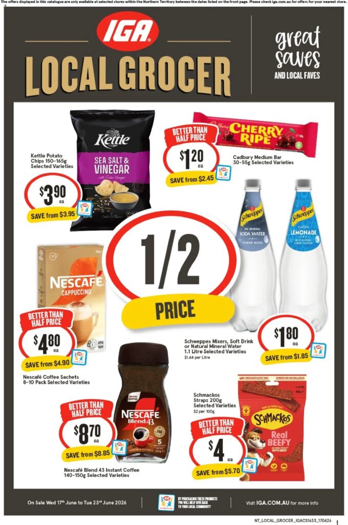 IGA Local Grocer NT Catalogue This Week: June 17 2026 Deals & Specials!