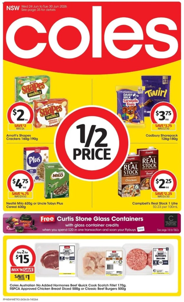 Coles Catalogue This Week: June 24 Deals and Savings Await!