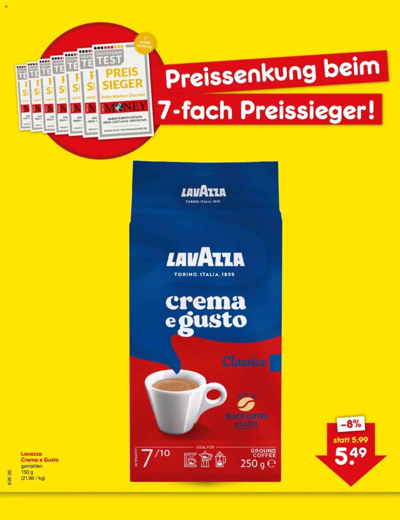 Netto Marken-Discount Preissenkung auf Dauer: Specials Starting 23 June 2026