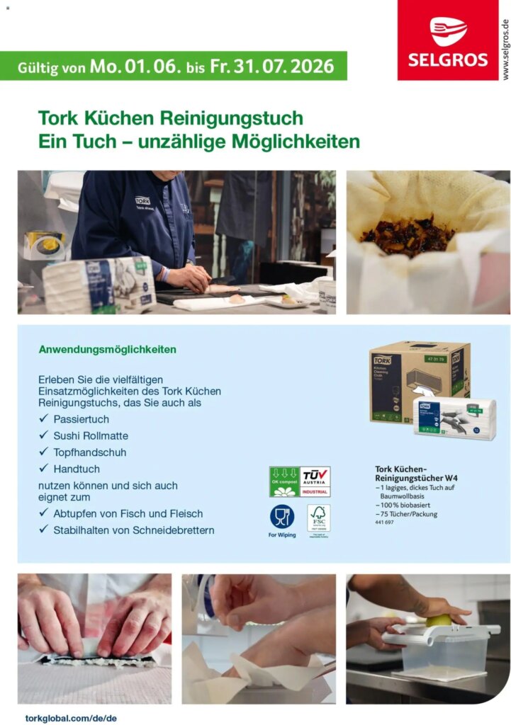 Selgros Tork Specials: New Offers from 01 June 2026 This Week!